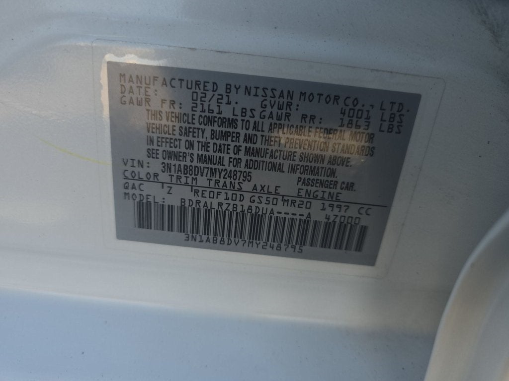 2021 Nissan Sentra SR