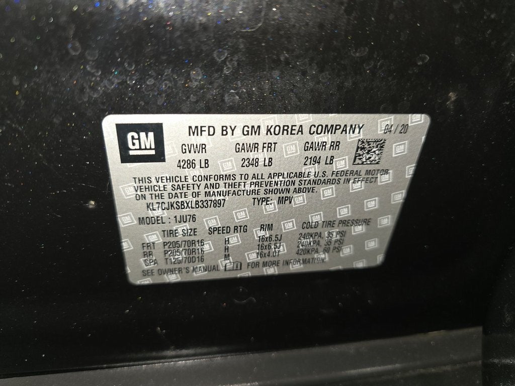 2020 Chevrolet Trax LS