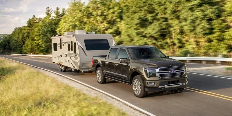 Ford F-150 with a trailer