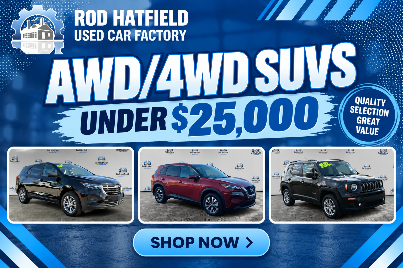 AWD/4WD SUVs Under $25K